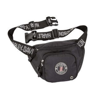 Harley-Davidson Black Belt Bag with Logo